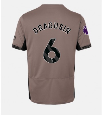 Tottenham Hotspur Radu Dragusin #6 Tercera Equipación 2023-24 Manga Corta